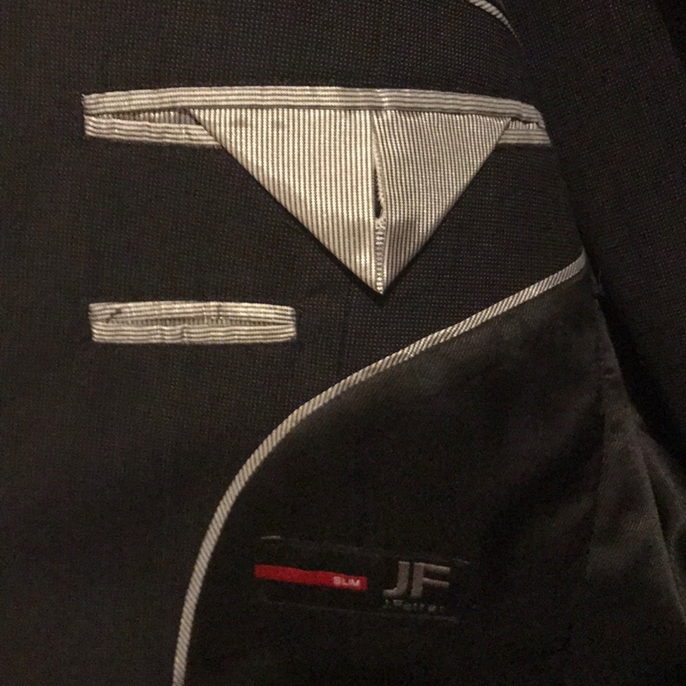 Black slim J Ferrar 2 Piece Suit